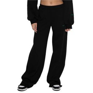 By DYLN Black Boot cut Sweatpants.